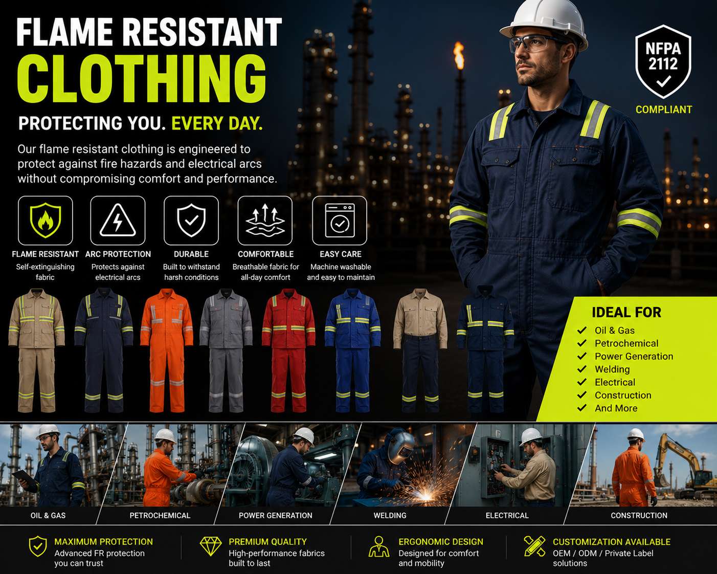 Flame Resistant Clothing
