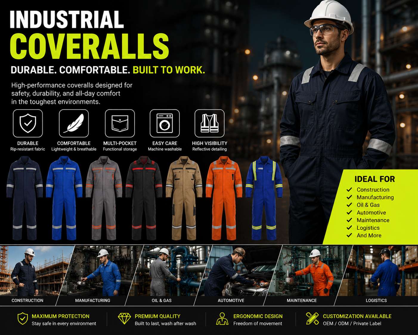 Industrial Coveralls